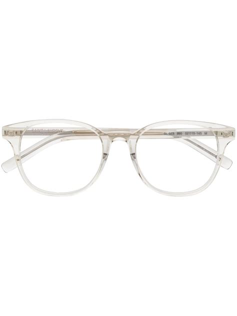 saint laurent reading glasses|saint laurent transparent glasses.